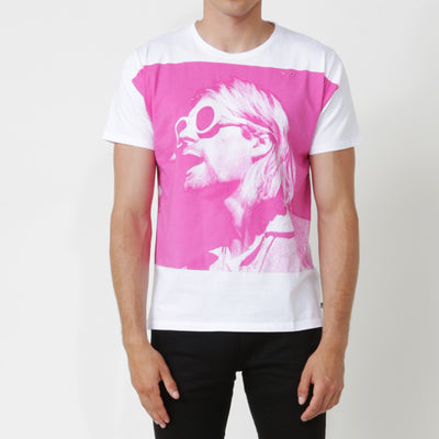 Kurt Cobain 3, Unisex Fit T-shirt White - ONETSHIRT 