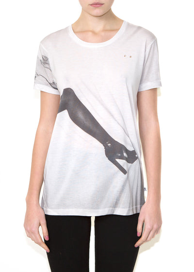 LEG, Olivier Zahm for ONETSHIRT, Women Oversize Fit T-shirt - ONETSHIRT 