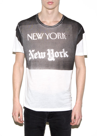 NEWYORKNEWYORK, Olivier Zahm for ONETSHIRT, Men Oversize Fit T-shirt - ONETSHIRT 