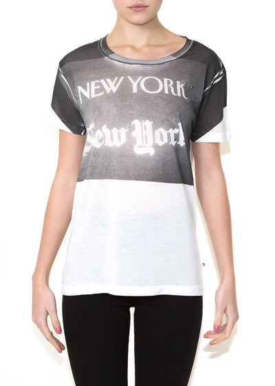 NEWYORKNEWYORK, Olivier Zahm for ONETSHIRT, Women Oversize Fit T-shirt - ONETSHIRT 