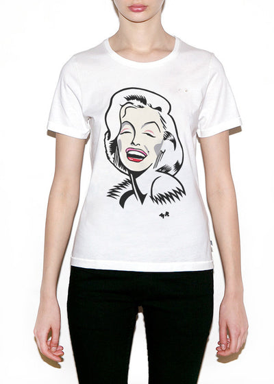 MARILYN, Celebrities by Michael Roberts, Women Regular Fit T-shirt - ONETSHIRT 